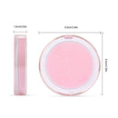 10 Lights LED Mini Makeup Mirror 3X Magnify Hand Held Fold PortableUSB Connect Cable Built-in Battery Chargeable Night Mirror