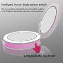 10 Lights LED Mini Makeup Mirror 3X Magnify Hand Held Fold PortableUSB Connect Cable Built-in Battery Chargeable Night Mirror