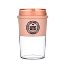 Portable Outdoor Plastic Water Cup For Coffee Cup(Pink)