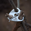 Qvien Outdoor Camping Portable Triangle Hanging Pot Bracket Barbecue Multifunctional Picnic Ring Hook