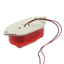 DC12V Led Mini Strobe Signal Warning Light Silent Warning Light(Red)