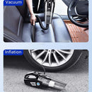 Car Vacuum Cleaner Air Pump Four-In-One Car Air Pump Digital Display 120W, Specification:Wireless, Style:Digital Meter+Storage Bag