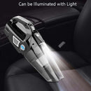 Car Vacuum Cleaner Air Pump Four-In-One Car Air Pump Digital Display 120W, Specification:Wireless, Style:Digital Meter+Storage Bag