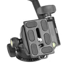 Q08 Three-Dimensional Damping 360 Degree Panorama Scale Leveling Metal Tripod Heads
