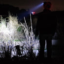 Usb Rechargeable Waterproof Sensor Headlight Outdoor Fishing Light(Black )