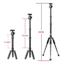 Xiletu FM5S-MINI 5-Section Folding Legs Mini Desktop Tripod Mount(Red)