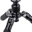Xiletu FM5S-MINI 5-Section Folding Legs Mini Desktop Tripod Mount(Titanium)