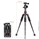 Xiletu FM5S-MINI 5-Section Folding Legs Mini Desktop Tripod Mount(Titanium)
