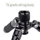 Xiletu FM5S-MINI 5-Section Folding Legs Mini Desktop Tripod Mount(Titanium)
