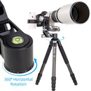 Xiletu Xgh3 360 Degree Rotation Horizontal Cantilever Hollow Gimbal Tripod Head