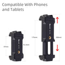 Xiletu Xj-13 Live BroadcastTripod Mount Phone Clamp with 1/4 inch Screw Holes & Cold Shoe Base