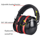 Soundproof Earmuffs Noise-Proof Sleep Earmuffs Industrial Protective Earmuffs Ear Caps(Black)