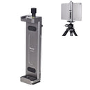 Xiletu Xj15 Live Broadcast Desktop Full Metal Tripod Mount Tablet Pc Phone Clamp With 1/4 Inch Screw Holes & Cold Shoe Base(Silver Grey)