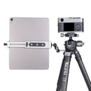 Xiletu Xj15 Live Broadcast Desktop Full Metal Tripod Mount Tablet Pc Phone Clamp With 1/4 Inch Screw Holes & Cold Shoe Base(Black)