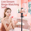 Cimapro Cb-2 Multi-functional Live Broadcast 6-Section Grip Foldable Tripod Holder Selfie Stick Extension Monopod