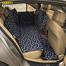 Waterproof Rear Back Pet Dog Car Seat Cover Mats Hammock Protector With Safety Belt, Size:130x150x38cm(Black)