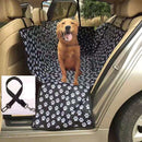 Waterproof Rear Back Pet Dog Car Seat Cover Mats Hammock Protector With Safety Belt, Size:130x150x38cm(Black)