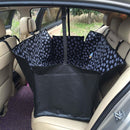Waterproof Rear Back Pet Dog Car Seat Cover Mats Hammock Protector With Safety Belt, Size:130x150x38cm(Black)