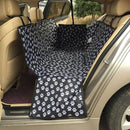 Waterproof Rear Back Pet Dog Car Seat Cover Mats Hammock Protector With Safety Belt, Size:130x150x38cm(Black)