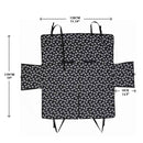 Waterproof Rear Back Pet Dog Car Seat Cover Mats Hammock Protector With Safety Belt, Size:130x150x38cm(Black)