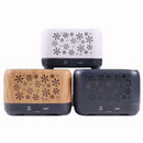 Desktop 3D Simulation Flame Incense Smoked Machine Humidifier, Colour:White(UK Plug)