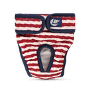 2 PCS Pet Striped Physiological Pants Dog Menstrual Pants, Size: M(Red)