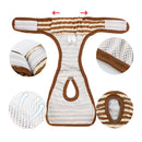 2 PCS Pet Striped Physiological Pants Dog Menstrual Pants, Size: M(Red)