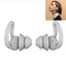 4 PCS / 2 Pair Shark Fin Nnti-falling and Noise-reducing Earplugs Anti-Noise Earplugs For Sleeping Dormitory Noise Cancelling And Noise Prevention Earplugs(Gray (2 Layers))