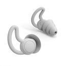 4 PCS / 2 Pair Shark Fin Nnti-falling and Noise-reducing Earplugs Anti-Noise Earplugs For Sleeping Dormitory Noise Cancelling And Noise Prevention Earplugs(Gray (3 Layers))