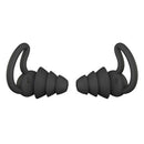 4 PCS / 2 Pair Shark Fin Nnti-falling and Noise-reducing Earplugs Anti-Noise Earplugs For Sleeping Dormitory Noise Cancelling And Noise Prevention Earplugs(Black (3 Layers))