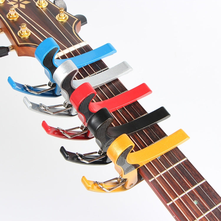 Plastic Guitar Capo for 6 String Acoustic Classic Electric Guitarra Tuning Clamp Musical Instrument Accessories(Black)