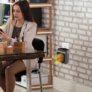 Home Portable Wall-mounted Small Air Heater, Specification:US Plug(Gray)