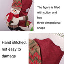 SD-KC2015 Christmas Decorated Linen Stocks Christmas Tree Pendant(Deer)