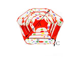 Folding Portable Baby Polka Dot Hexagon Indoor Ball Pool Game Fence 1.5 m in Diameter