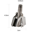 Manual Nose Hair Trimmer Stainless Steel Manual Nose Hair Trimming Shaving Nose Hair Unisex