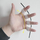 Four-finger Finger Expander Guitar Ukulele Piano Span Practice Finger Cover, Specification:Standard Bold Edition(White)