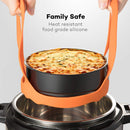 2 PCS Silicone Steamer Egg Cooker Silicone Steamer Basket, Size:8 Inches(Sky Blue)