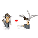 2 PCS Outdoor Portable Folding Mini Camping Oven Gas Stove Survival Furnace Stove