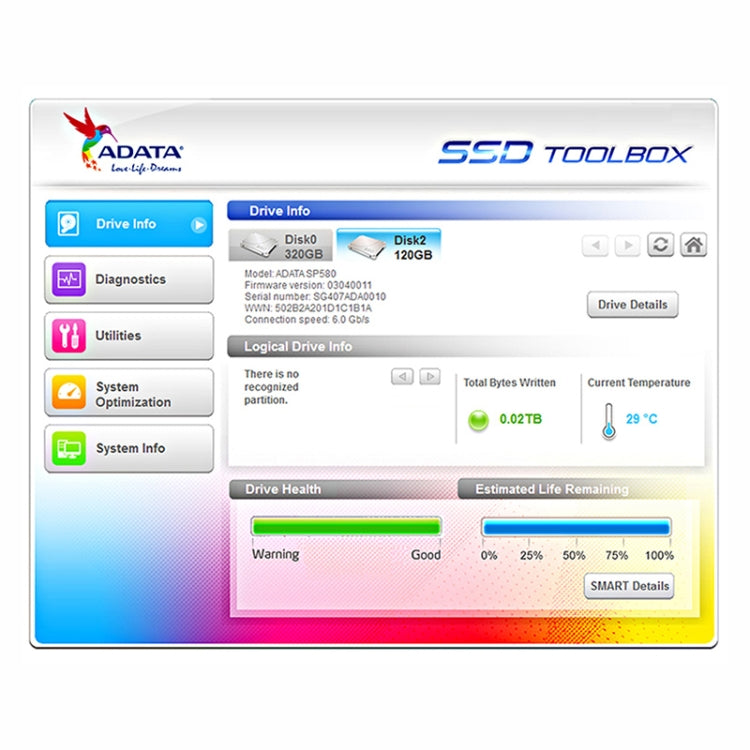 ADATA SP580 2.5 inch SATA3 SSD Solid State Drive, Capacity: 240GB