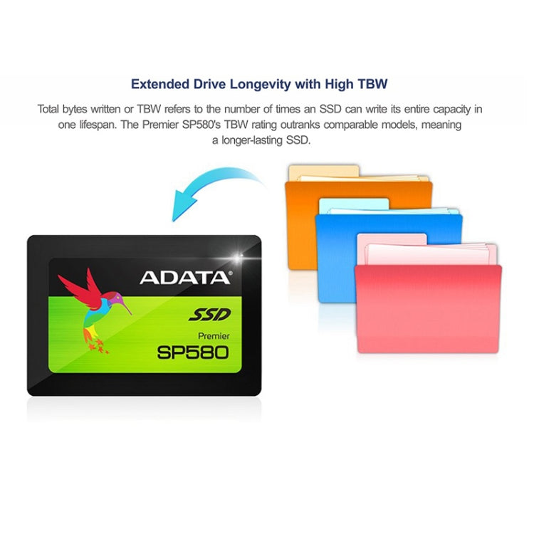 ADATA SP580 2.5 inch SATA3 SSD Solid State Drive, Capacity: 480GB
