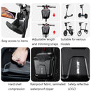 Wild Man Ts9 For Scooter / Bicycle Universal Waterproof Pu + Eva Hard Shell Front Bag with Reflective Warning, Capacity: 2.5l