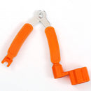 Guitar String Changing Tool Set String Trimmer Winding String Winding Three-in-one Clamp Guitar Accessories(Yellow Wihout Paper Jam)