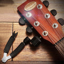 Guitar String Changing Tool Set String Trimmer Winding String Winding Three-in-one Clamp Guitar Accessories(Yellow Wihout Paper Jam)