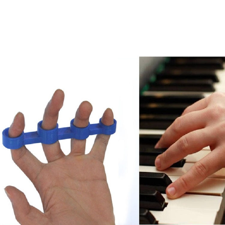 Guitar Finger Expansion Finger Force Device Piano Span Practice Finger Sleeve, Specification:Large(Blue)