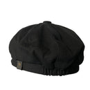 Britishretro Newsboy Cap Beret Octagonal Cap, Size: L(Black)