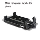 2 PCS Aluminum Alloy Bicycle Mobile Phone Holder Motorcycle Mobile Phone Navigation Bracket Electric Motorcycle Hand Rack(Silver (Handlebar Style))