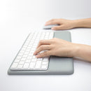 Wireless Keyboard Support Memory Foam Silicone Wrist Pad Base for Apple Magic Keyboard 2, Size:S(Black)