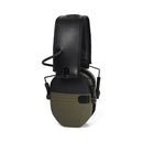 Outdoor Hunting Tactical Noise Cancelling Earphones Electronic Shooting Hearing Protection Foldable Earmuffs(Green)