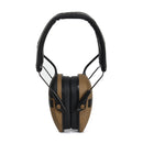 Outdoor Hunting Tactical Noise Cancelling Earphones Electronic Shooting Hearing Protection Foldable Earmuffs(Khaki)