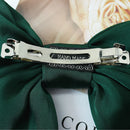 5 PCS Satin Bow Hairpin Back Head Hair Accessories, Colour: Tibetan Blue